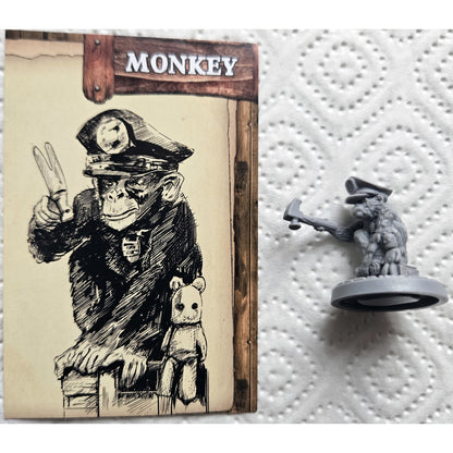 Robinson Crusoe: Monkey/Affe Figur für die Gamefound Collector's Edition, Erweiterung