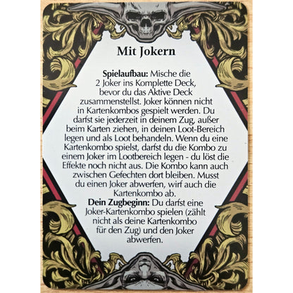 Too Many Bones: Riffle Promo, 2x Jokerkarten (DE), Mini-Erweiterung, Frosted Games