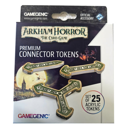 Arkham Horror LCG Das Kartenspiel: 25x Deluxe Acryl Connector Tokens, Gamegenic