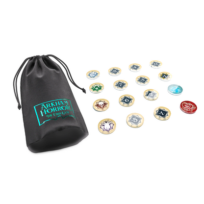 Arkham Horror LCG Das Kartenspiel: Chaos Tokens + Token Bag von Gamegenic