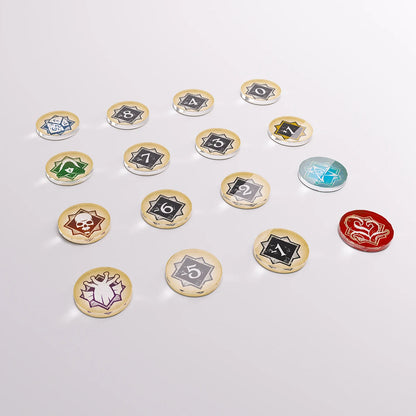 Arkham Horror LCG Das Kartenspiel: Chaos Tokens + Token Bag von Gamegenic
