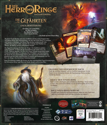 Der Herr der Ringe: Das Kartenspiel LCG (DE): Bundle mit 3 Saga-Erweiterungen: Die Gefährten, Die Zwei Türme, Die Rückkehr des Königs