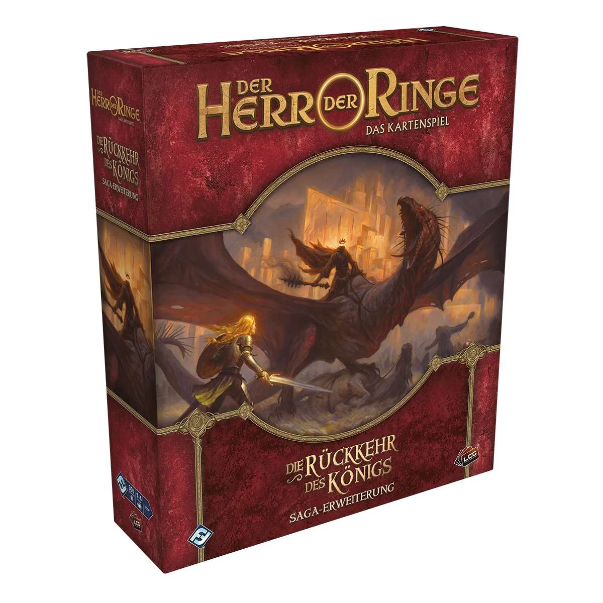 Der Herr der Ringe: Das Kartenspiel LCG (DE): Bundle mit 3 Saga-Erweiterungen: Die Gefährten, Die Zwei Türme, Die Rückkehr des Königs