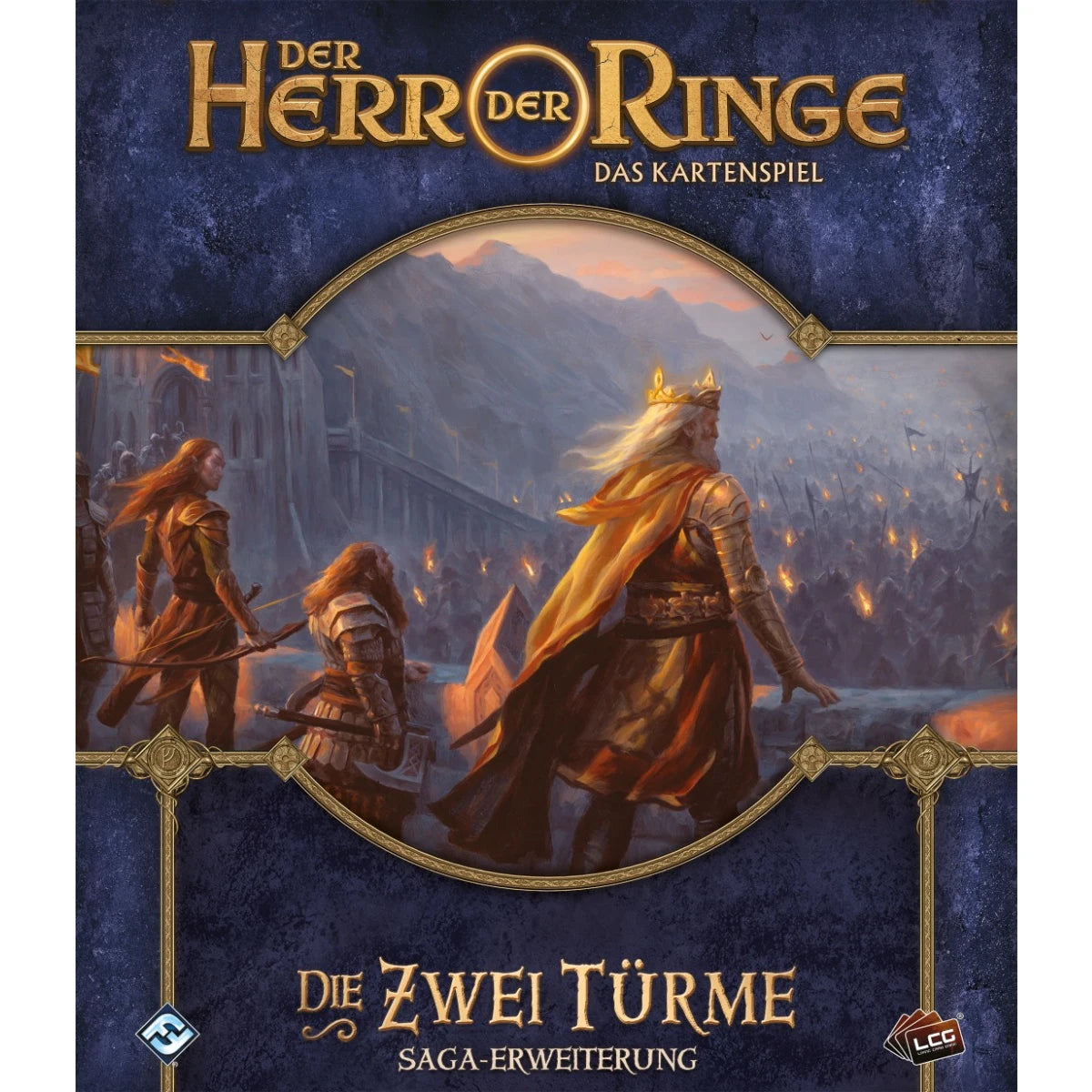 Der Herr der Ringe: Das Kartenspiel LCG (DE): Bundle mit 3 Saga-Erweiterungen: Die Gefährten, Die Zwei Türme, Die Rückkehr des Königs