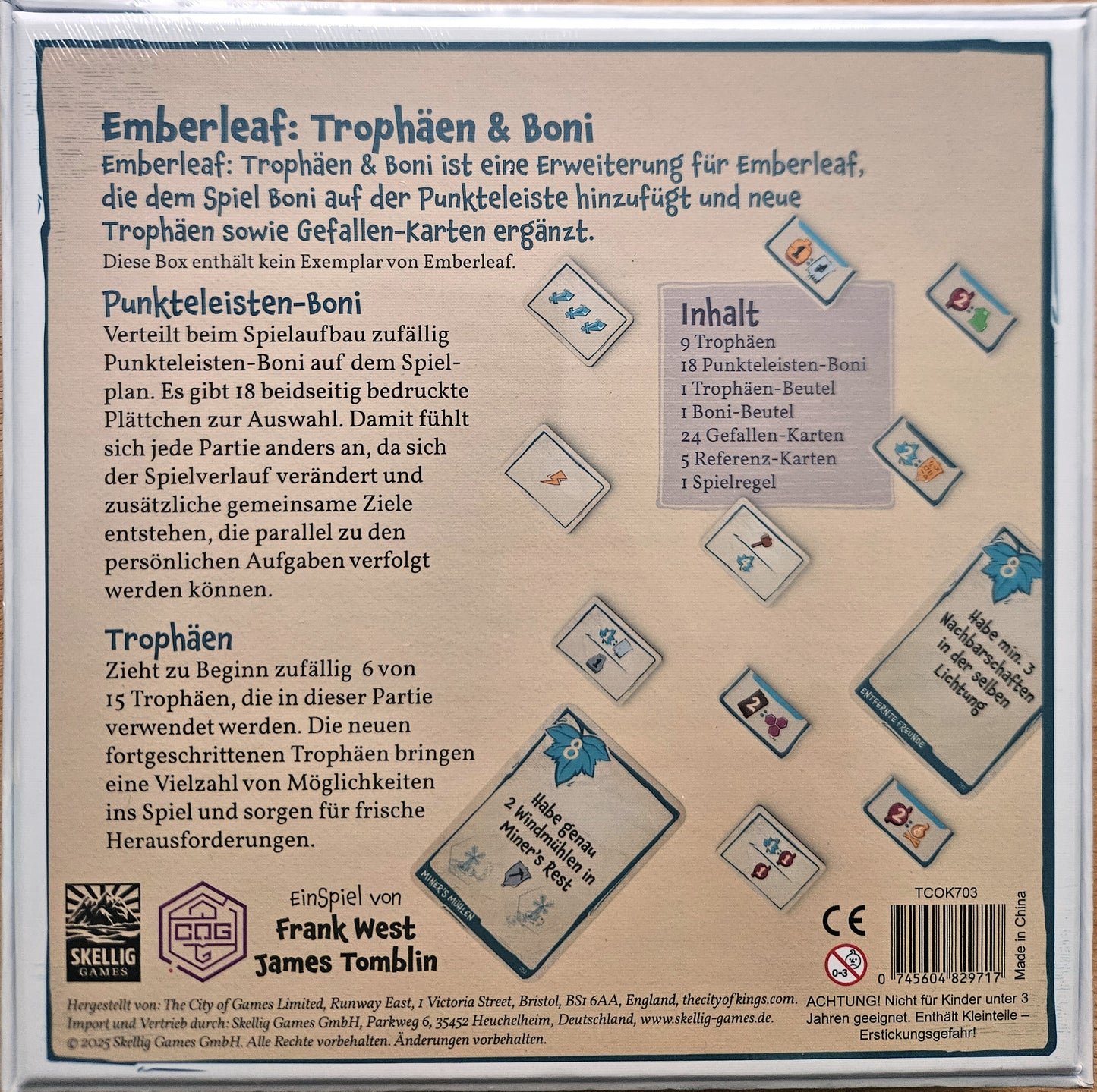 Emberleaf: Trophäen & Boni (DE), Erweiterung