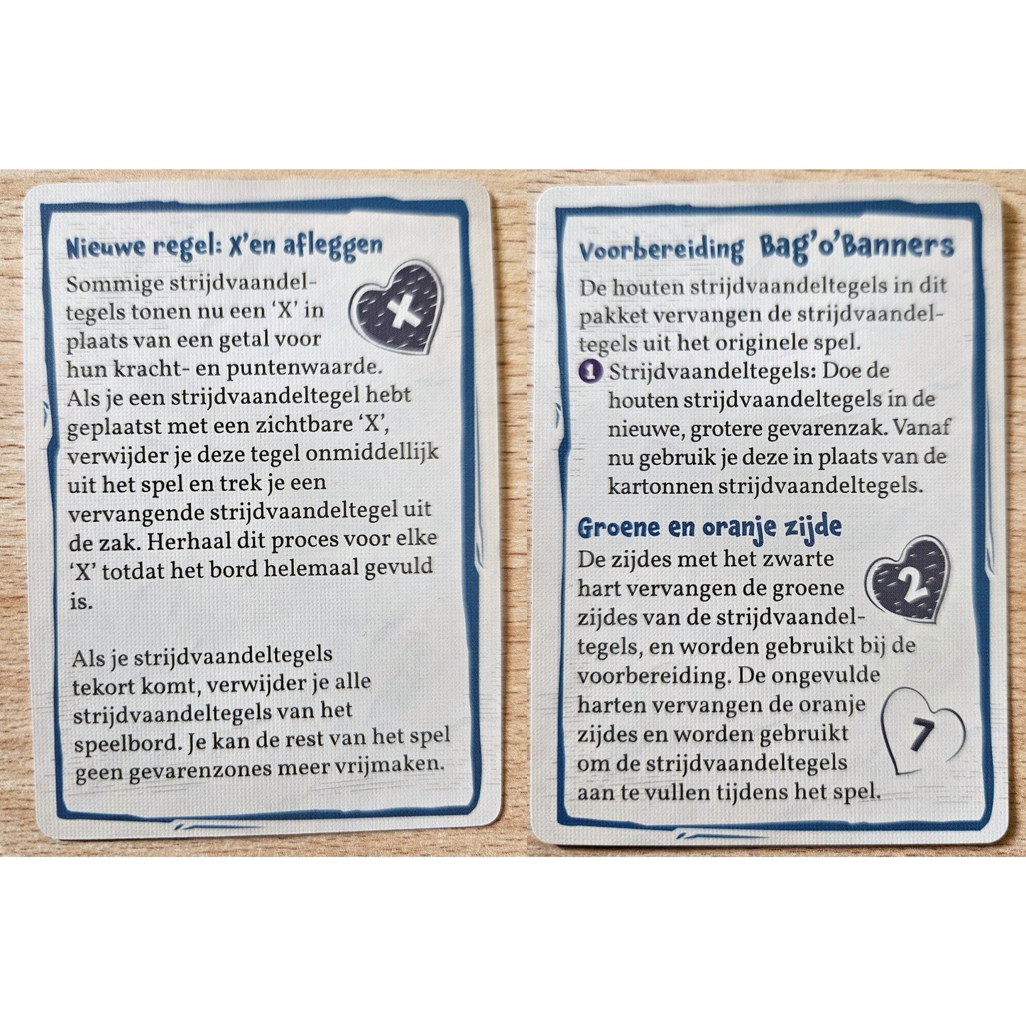 Emberleaf: Bag’o’Banners, 33 Gefahrenzonen-Marker aus Holz, Deluxe-Erweiterung