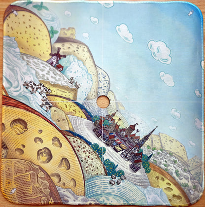Fromage: Deluxe Upgrades: 108 Holz-Tokens & Lazy Susan Playmat
