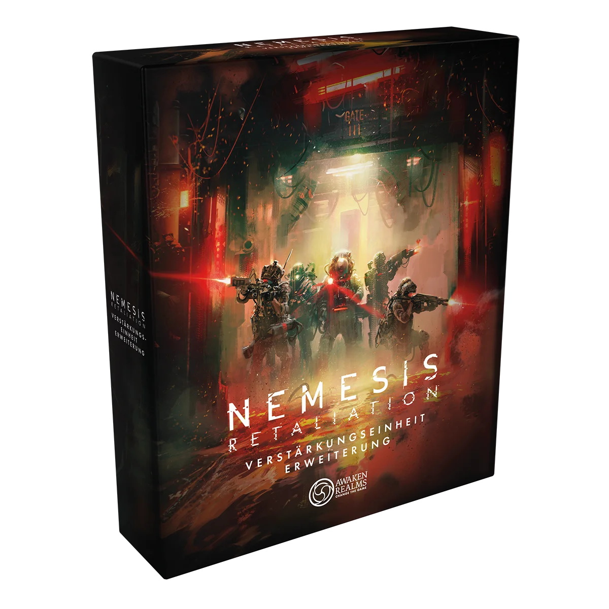 Nemesis Retaliation: Verstärkungseinheit (DE), 2-Charakter-Erweiterung, Gamefound