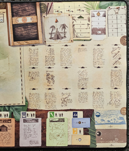 Robinson Crusoe: Riesige Playmat/Spielmatte (109x50cm), Gamefound, Neopren