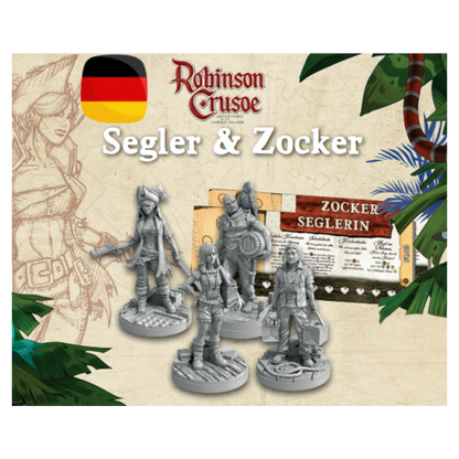 Robinson Crusoe: Segler & Zocker (DE), Charakter-Erweiterung, Gamefound