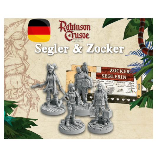 Robinson Crusoe: Segler & Zocker (DE), Charakter-Erweiterung, Gamefound