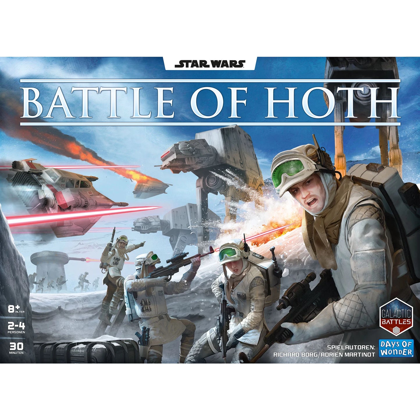 Star Wars: Battle of Hoth (DE), Brettspiel, Miniaturenspiel, Days of Wonder, neu
