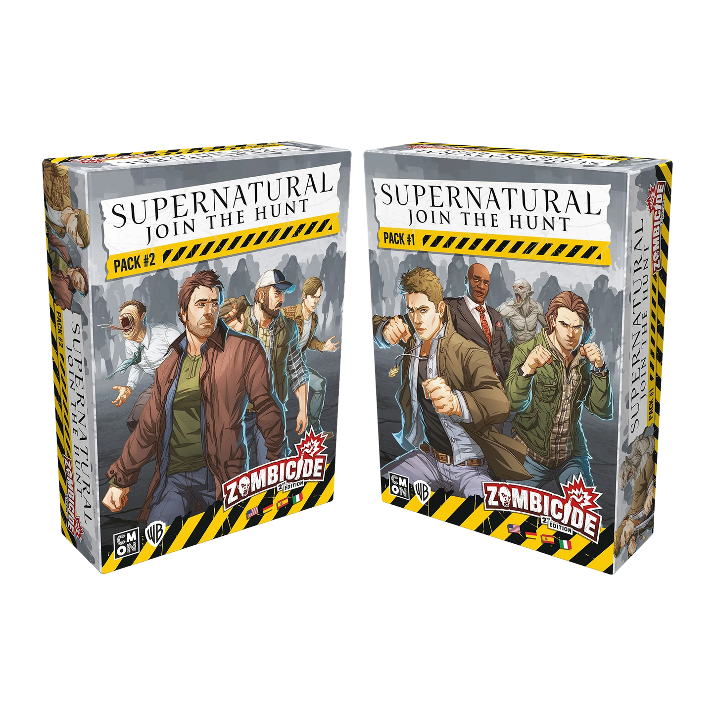 Zombicide: Supernatural: Join the Hunt Pack 1 & 2 Bundle, DE/EN, 2 Erweiterungen, CMON